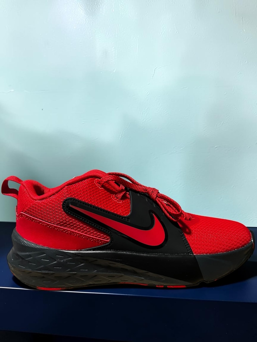 Nike Kids Red and Black Athletic Sneaker
